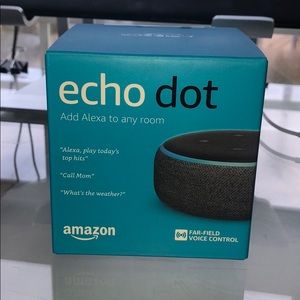 Brand new, never opened Amazon Echo Dot- 3rd Gen
